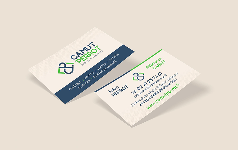 Camut perrot_image_carte_de visite_normandie_logo_identite_projet_branding