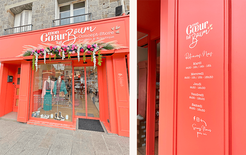projet enseigne_logo_boutique_concept store_corail